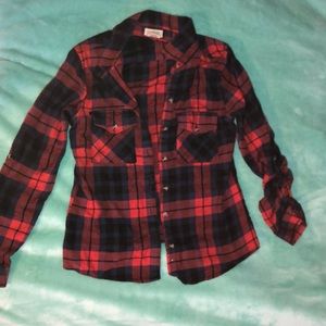 Flannel button up shirt